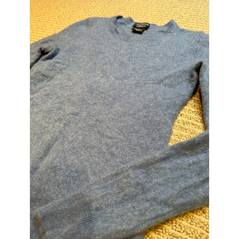 Lord Taylor Blue Cashmere Crew Neck Long Sleeve‎ Sweater M